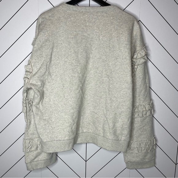 Philosophy di Lorenzo Serafini | Ruffle Oversized Pullover Sweatshirt Medium NWT - Picture 9 of 14